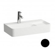 Раковина для ванної Laufen Val 60х31 см з 1 отвором без переливу шліфована кераміка чорний матовий H8172857161111