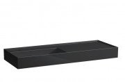 Раковина для ванної Laufen Kartell 120х46 см полиця праворуч без отворів кераміка чорний глянсовий H8133320201121