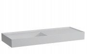 Раковина для ванної Laufen Kartell 120х46 см полиця праворуч без отворів кераміка сірий H8133327591121