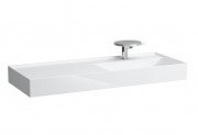 Раковина для ванної Laufen Kartell 120х46 см полиця зліва з 1 отвором кераміка білий H8133330001111
