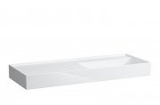 Раковина для ванної Laufen Kartell 120х46 см полиця зліва без отворів кераміка білий H8133330001121