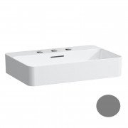 Раковина для ванної Laufen Val 60х40 см із 3 отворами кераміка графіт матовий H8122857581081