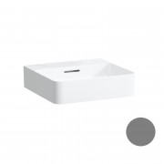 Раковина для ванної Laufen Val 45х42 см без отворів кераміка графіт матовий H8152817581091