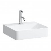 Раковина для ванной Laufen Val 45х42 см с 1 отверстием без перелива керамика белый с покрытием LCC H8152814001111