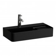 Раковина для ванной Laufen Val 60х31 см с 1 отверстием и полкой справа керамика черный матовый H8152857161041