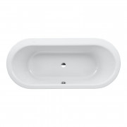 Ванна акрилова Laufen Solutions 180х80 см вбудована овальна білий H2245110000001