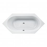 Ванна акриловая Laufen Solutions 190х90 см встраиваемая шестиугольная белый H2255200000001