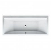 Ванна акрилова Laufen Pro 180х80 см вбудована з гідро- та аеромасажем прямокутна білий H2329510006451
