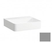 Раковина для ванної Laufen Val 45х42 см без отворів без переливу шліфована кераміка графіт матовий H8162807581121