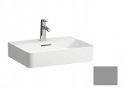 Раковина для ванної Laufen Val 55х42 см з 1 отвором без переливу шліфована кераміка графіт матовий H8162827581111