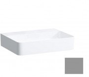 Раковина для ванної Laufen Val 55х42 см без отворів без переливу шліфована кераміка графіт матовий H8162827581121