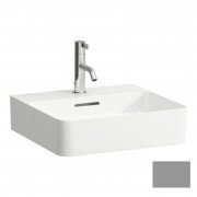 Раковина для ванної Laufen Val 45х42 см з 1 отвором шліфована кераміка графіт матовий H8162807581041