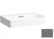 Раковина для ванної Laufen Val 65х42 см без отворів шліфована кераміка графіт матовий H8162847581091