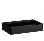 Раковина для ванної Laufen Val 75х42 см без отворів без переливу шліфована кераміка чорний матовий H8162857161121