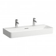 Раковина для ванної Laufen Val 95х42 см з 2 отворами шліфована кераміка білий H8162870001071