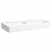 Раковина для ванної Laufen Val 95х42 см без отворів шліфована кераміка білий з покриттям LCC H8162874001091