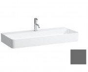 Раковина для ванної Laufen Val 95х42 см з 1 отвором без переливу шліфована кераміка графіт матовий H8162877581111