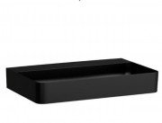 Раковина для ванної Laufen Val 95х42 см без отворів без переливу шліфована кераміка чорний матовий H8162877161121