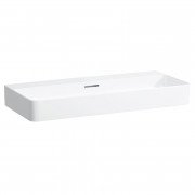 Раковина для ванної Laufen Val 95х42 см без отворів шліфована кераміка білий матовий H8162877571091