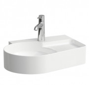 Раковина для ванної Laufen Val 53х40 см з 1 отвором без переливу шліфована кераміка білий матовий H8162887571561