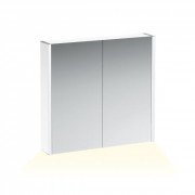 Зеркальный шкаф Laufen Frame 25 80х15х75 см с сенсорным выключателем глянцевый белый H4085539001451