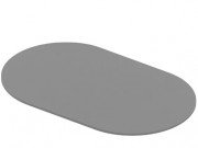 Полиця для консолі ArtCeram Fuori Scala кераміка сірий (grey olive) TFC002 15;00