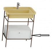 Ящик для консоли Artceram Fuori Scala выдвижной МДФ белый матовый ACM040 05