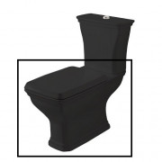Чаша унитаза-компакта Artceram Civitas 36х73 см керамика черный CIV004 03;00