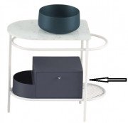 Ящик для консолі Artceram Flair 3.0 висувний МДФ pavone ACM037 57