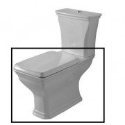 Чаша унитаза-компакта Artceram Civitas 36х73 см керамика серый CIV004 34;00