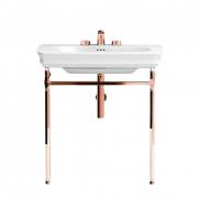 Консоль під раковину ArtCeram Civitas на 68 см рожеве золото CIA001 77