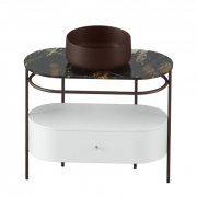 Консоль під раковину Artceram Flair 4.0 метал мокко матовий ACA068 56