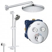 Душева система прихованого монтажу Grohe QuickFix Grohtherm SmartControl з Vitalio Start 250 хром UA202801R2
