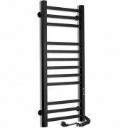 Електрична сушка для рушників Laris Зебра Імідж ЧКЧ12 350х900 Е (підключення праворуч) R3 чорний 73207655