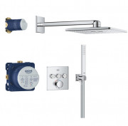 Душева система прихованого монтажу Grohe QuickFix Precision SmartControl із SmartActive 310 Cube хром 34875000