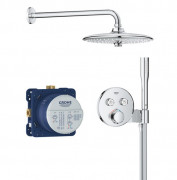 Душевая система скрытого монтажа Grohe QuickFix Precision SmartControl с Vitalio Joy 260 хром 34878000