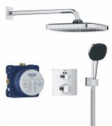 Душевая система скрытого монтажа Grohe QuickFix Precision Trend Perfect с Vitalio Comfort 250 Cube хром 34882000
