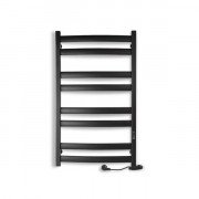 Електрична сушка для рушників Laris Зебра Атлант ЧФЧ8 500x900 Е (підключення праворуч) R3 чорний 73207621