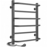 Электрический полотенцесушитель Laris Зебра Комфорт ЧКЧ6 500x600 Э (подключение слева) R3 черный 73207640