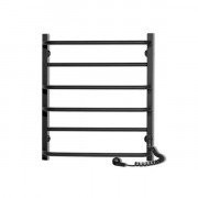 Электрический полотенцесушитель Laris Зебра Комфорт ЧКЧ6 500x600 Э (подключение справа) R3 черный 73207641