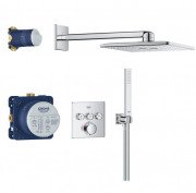 Душевая система скрытого монтажа Grohe QuickFix Precision SmartControl с SmartActive 310 Cube хром 34875000