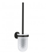 Єршик для унітазу Grohe QuickFix Start скло/метал чорний матовий 411852430