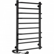 Електрична сушка для рушників Laris Зебра Комфорт ЧКЧ10 500x900 Е (підключення зліва) R3 чорний 73207638