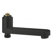 Вилив для змішувача у ванній Grohe поворотний із вбудованим перемикачем чорний матовий 134502430