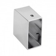 Модуль прихованого підключення сушки для рушників Laris (для профільної стійки) хром 71401065