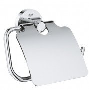 Держатель для туалетной бумаги Grohe QuickFix Start с крышкой металл хром 41179000