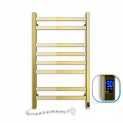 Электрический полотенцесушитель NAVIN Авангард 480х800 Sensor (подключение слева) золото 10-428153-4880