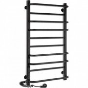Электрический полотенцесушитель Laris Зебра Комфорт ЧКЧ10 500x900 Э (подключение слева) R3 черный 73207638