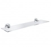 Полиця для ванної Grohe QuickFix Start 53 см хром/прозоре скло 41202000