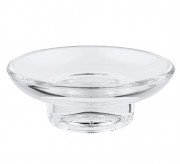 Запасна мильниця Grohe QuickFix Start без тримача прозоре скло 41182000